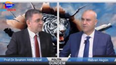 Kanal İzmir Tv-12 Haziran 2017  Politik Gündem Rıdvan Akgün ‘ün İbrahim Attila Acar
